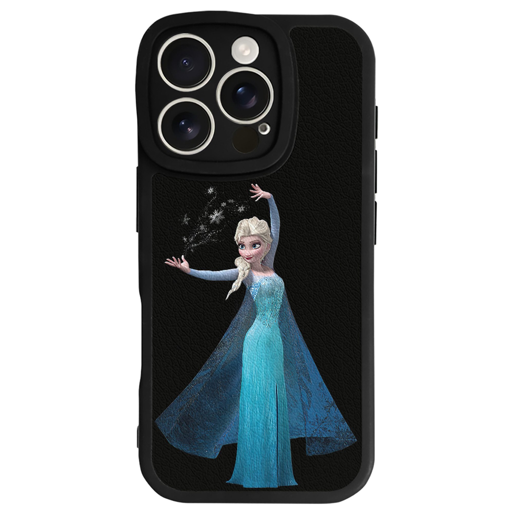（画像用） アナと雪の女王 アンナ エルサ Frozen Anna Elsa 【iPhone 16シリーズ対応】シリコンスマホケース（レザー調） 材質：シリコン